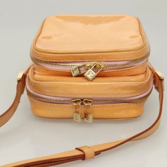 LOUIS VUITTON Monogram Vernis Wooster Bag Marshmallow Pink M91037 Auth 128754 - Picture 6 of 16